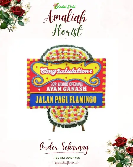 Sewa Papan Bunga Selomarto